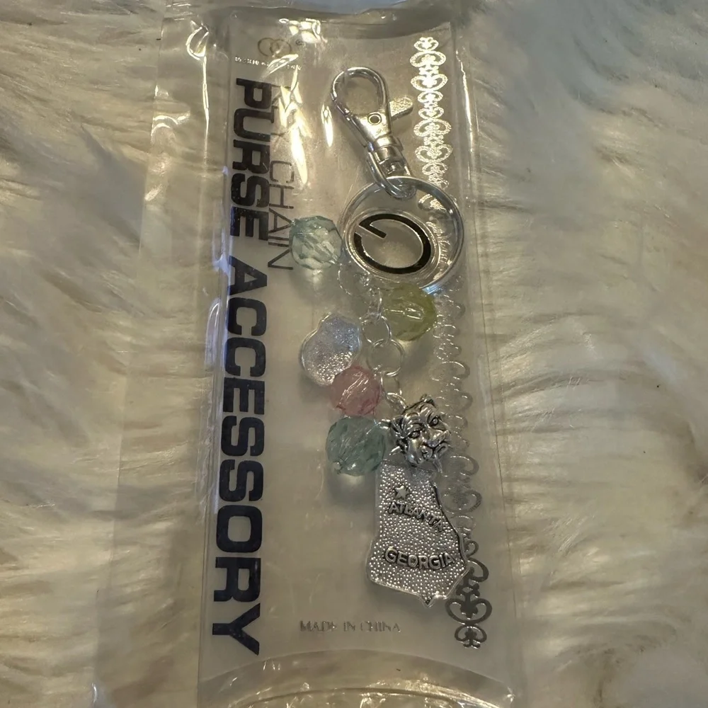 🩷5/$10 Atlanta Silver Keychain